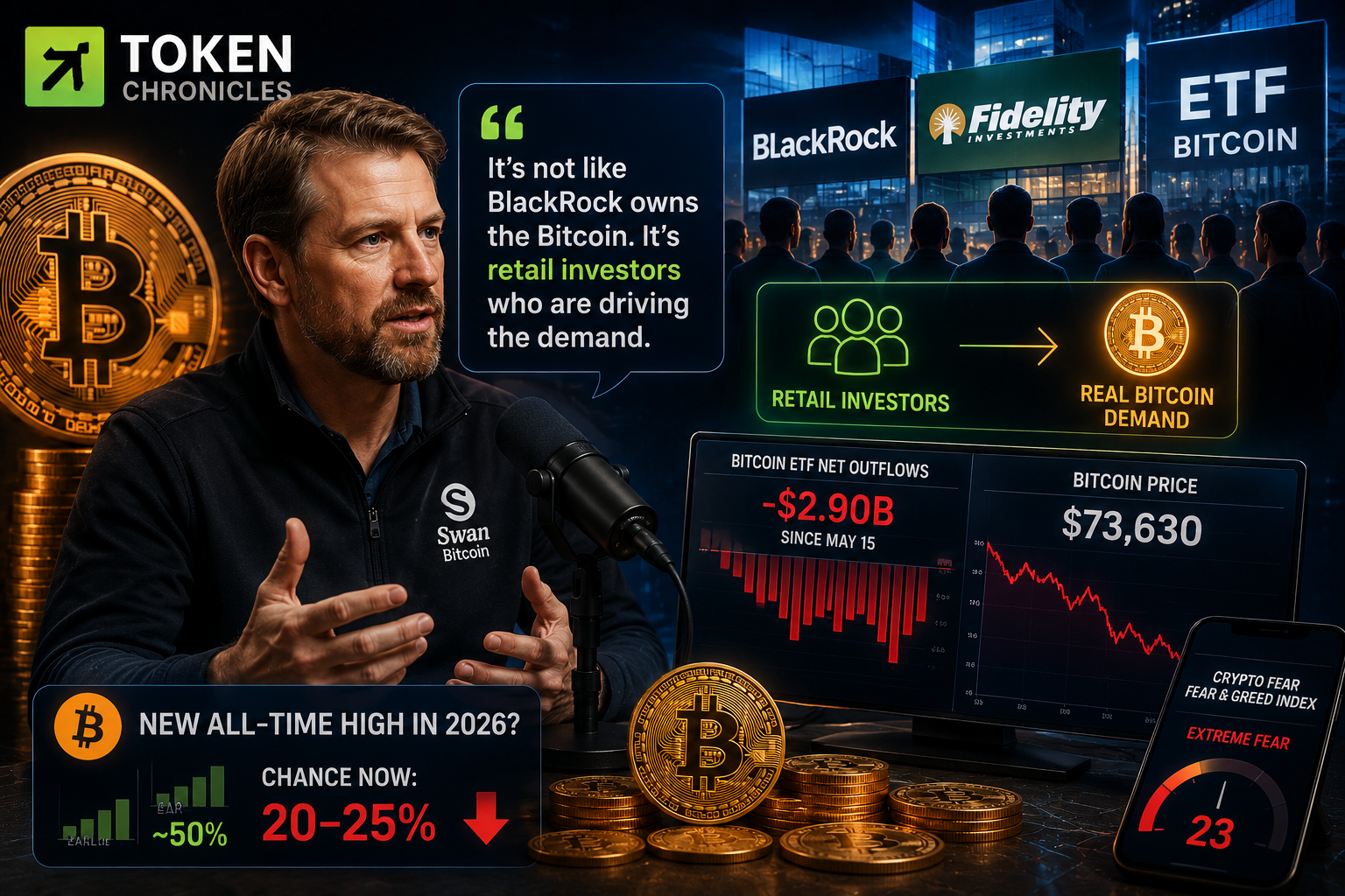 Retail Bitcoin Sentiment Still Plays a Major Role, Says Swan Bitcoin CEO