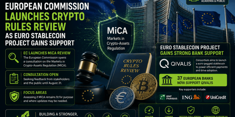 European Commission Begins Review Of Crypto Regulations As Euro Stablecoin Initiative Gains Momentum