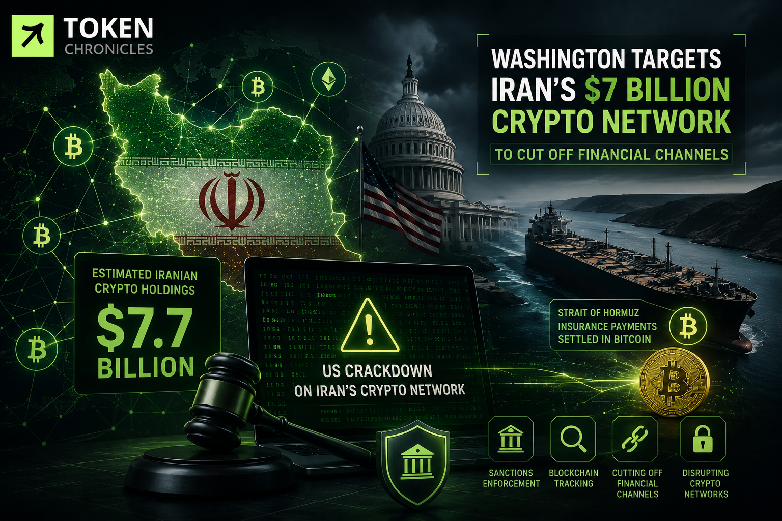 US Moves To Disrupt Iran’s $7 Billion Crypto Ecosystem Amid Rising Regional Tensions