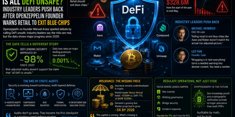 Is All DeFi Unsafe? Industry Leaders Push Back Against Broad Security Concerns