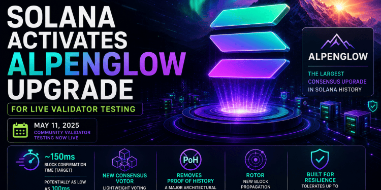 Solana News: Alpenglow Upgrade Enters Validator Testing Phase With Major Consensus Overhaul