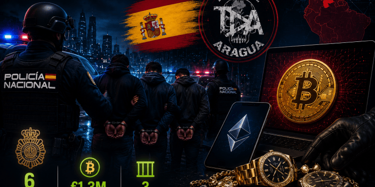 Spain Breaks Up Violent Crime Ring Linked to Tren de Aragua Following Major Crypto Theft Investigation