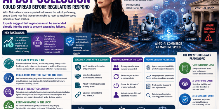 Sydney Huang Says AI Bot Coordination Could Outpace Financial Regulators