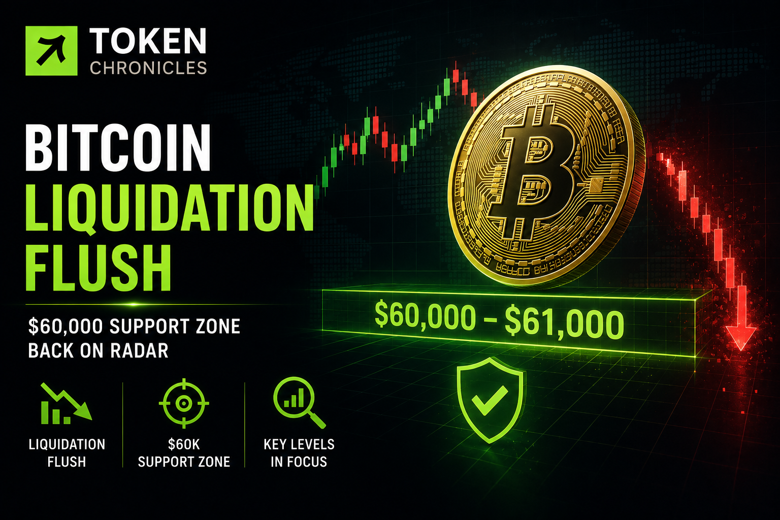 Bitcoin Liquidation Wave Brings $60K Support Zone Back Into Focus
