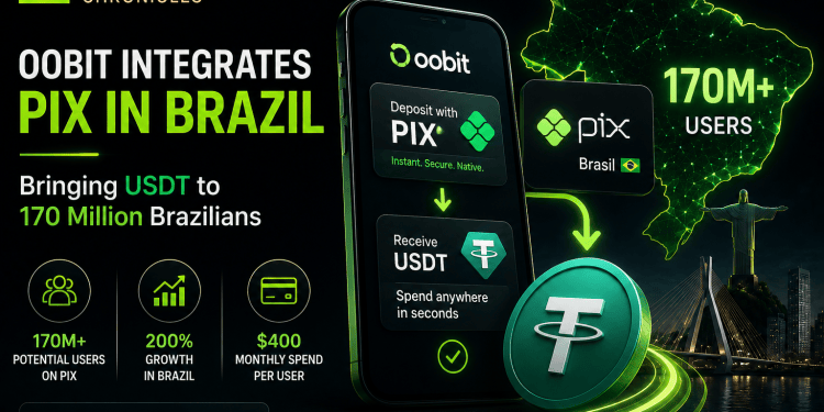 Oobit Expands Into Brazil by Integrating Pix, Bringing USDT Payments to Millions