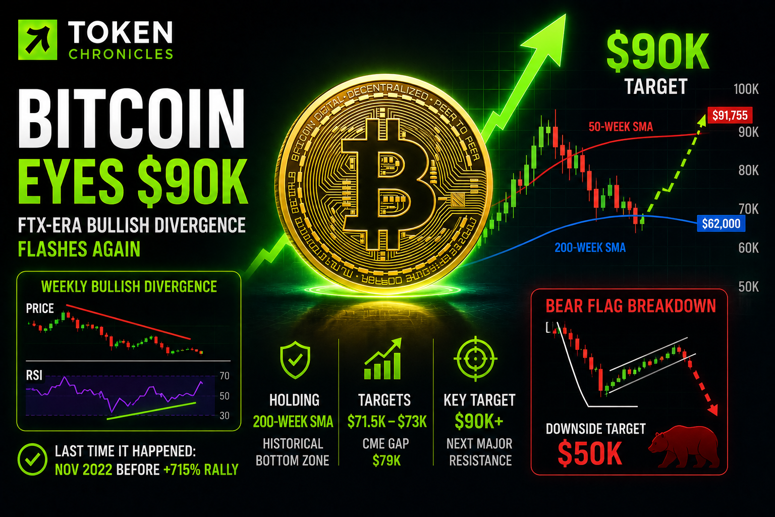 Bitcoin Targets $90,000 as Rare FTX-Era Bullish Signal Reappears