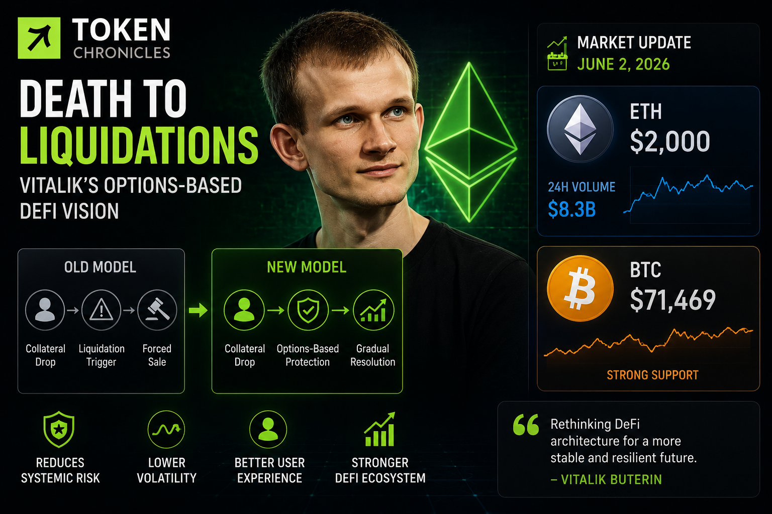 Vitalik Buterin Proposes a DeFi Future Without Liquidations