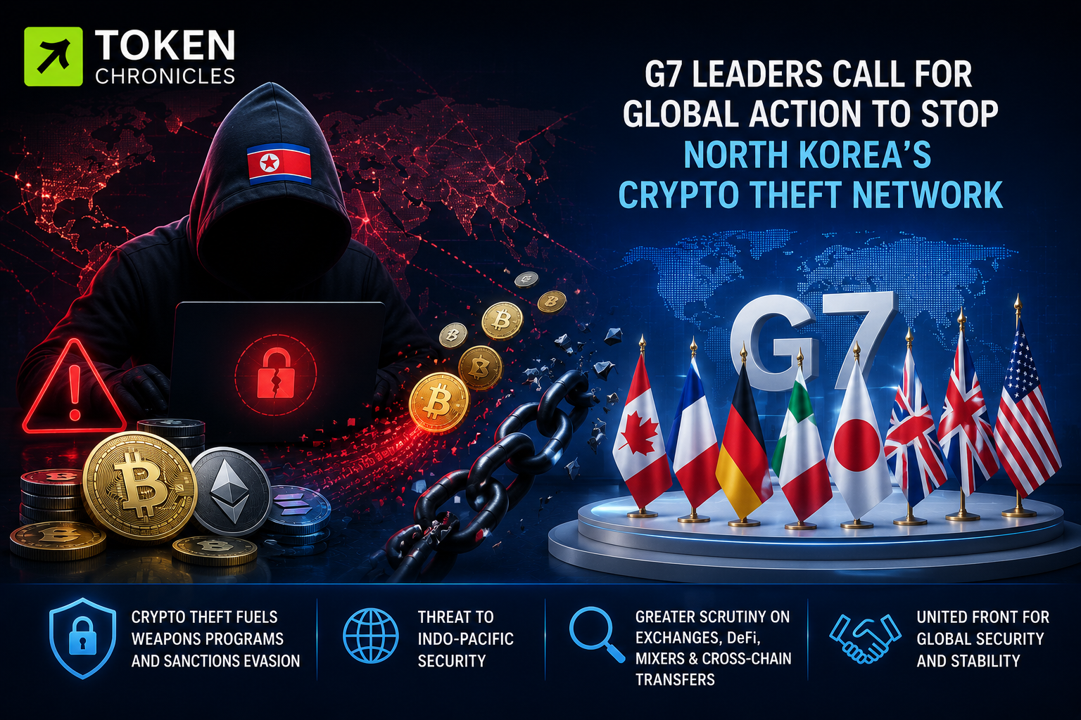 G7 Urges Stronger Global Action Against North Korea’s Crypto Theft Operations