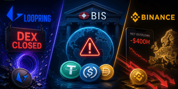 Crypto Roundup: Loopring Ends DEX Operations, BIS Flags Stablecoin Risks, Binance Sees EU Outflows