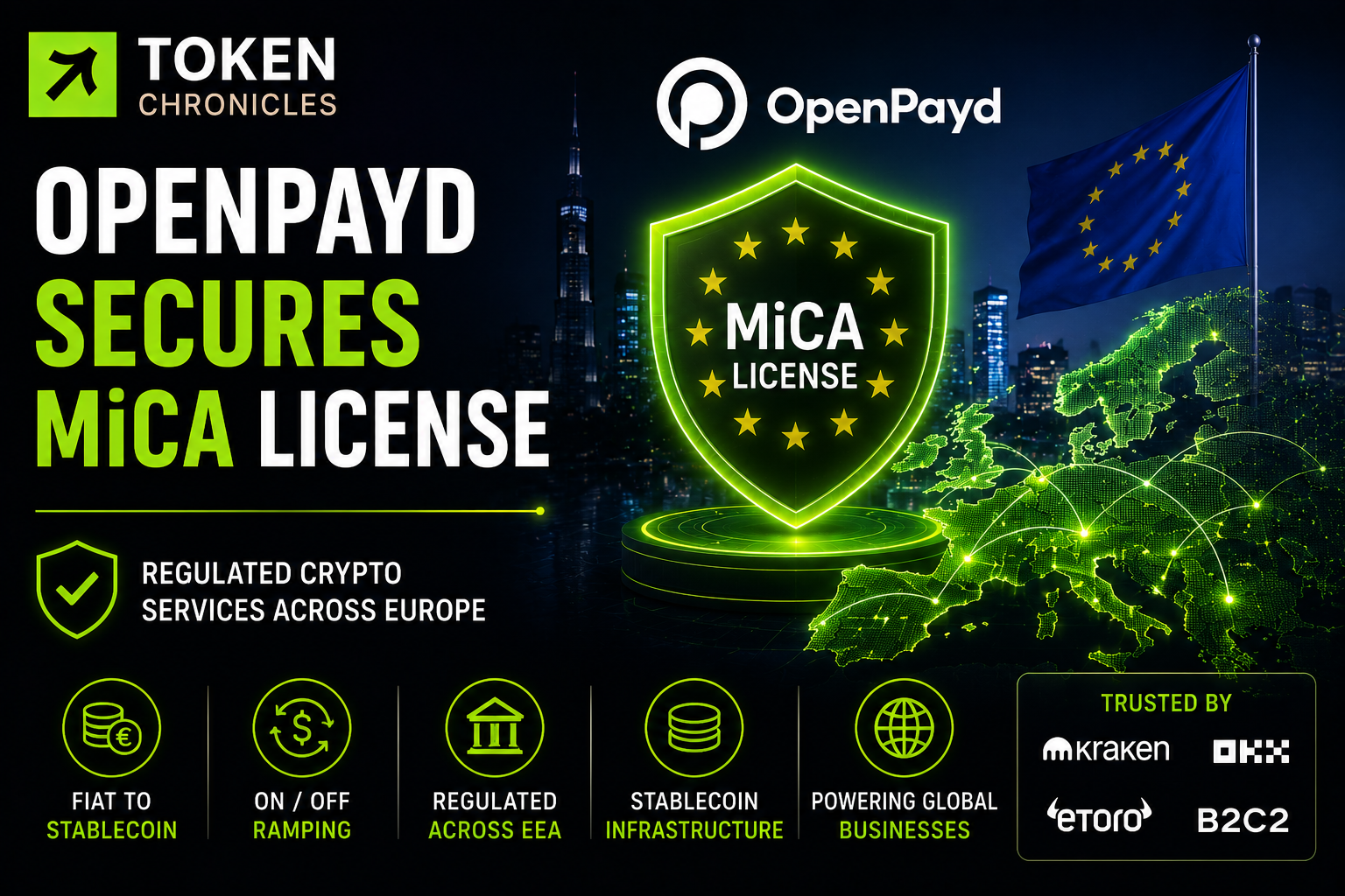 OpenPayd Secures MiCA License, Expanding Stablecoin Infrastructure Across Europe