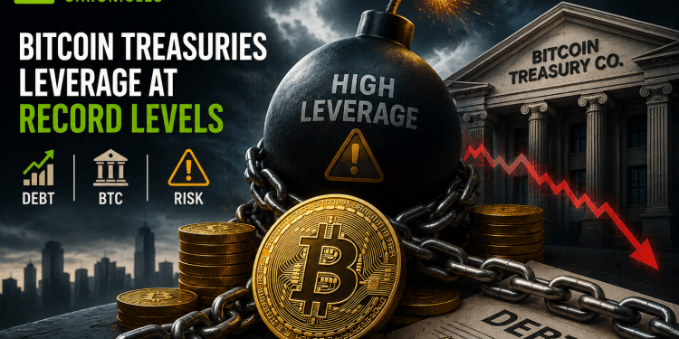 Bitcoin Treasury Firms Face Growing Leverage Risks as Debt-Fueled Accumulation Accelerates