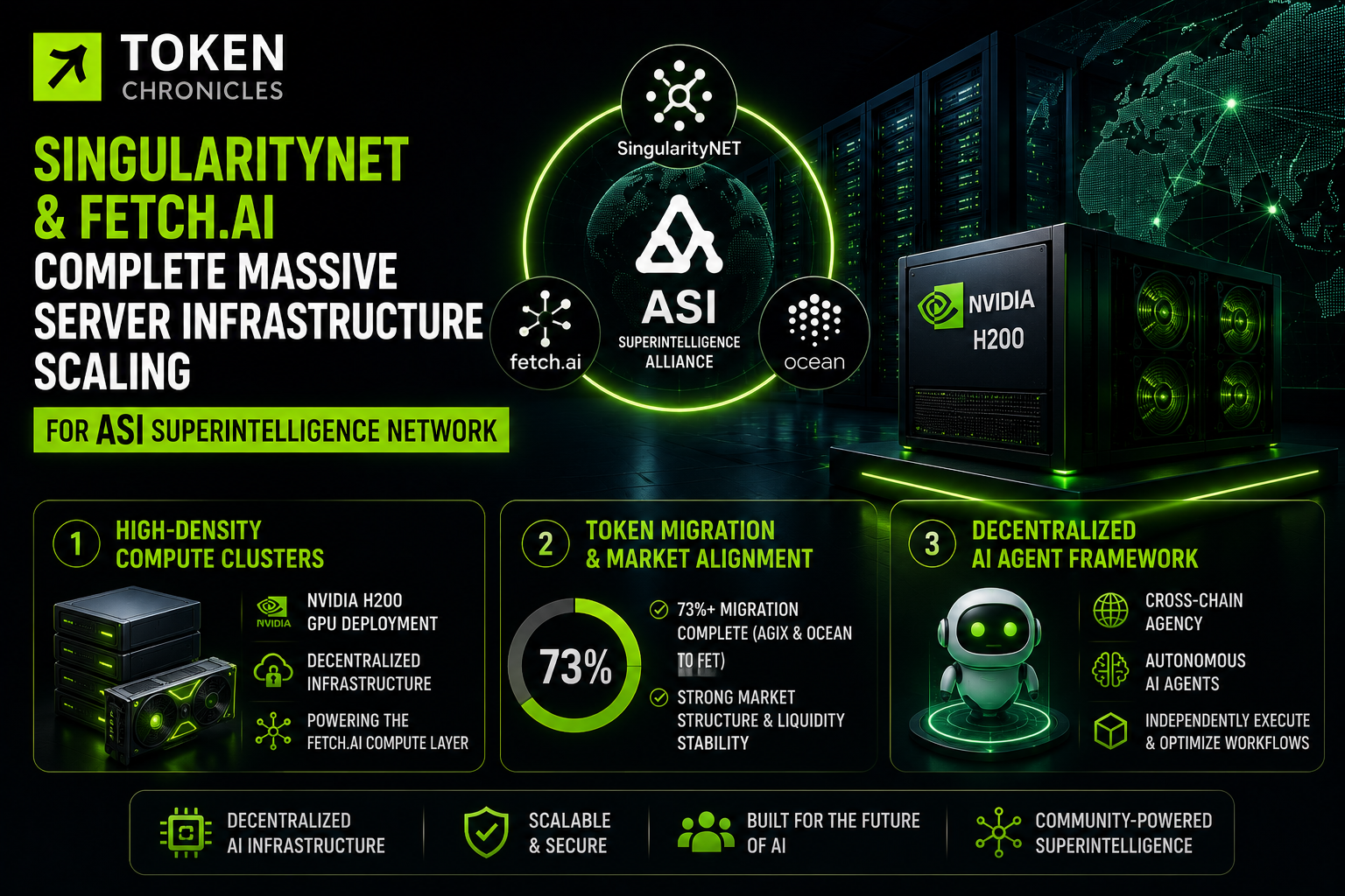 SingularityNET and Fetch.ai Complete Massive Server Infrastructure Scaling for ASI Superintelligence Network