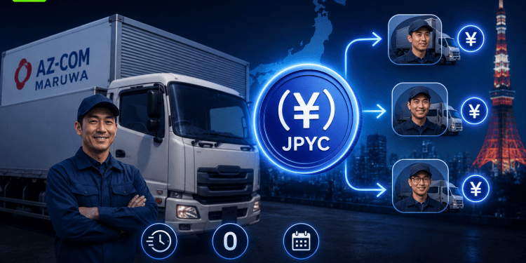 Japanese logistics firm plans large-scale JPYC Stablecoin payments for drivers and contractors