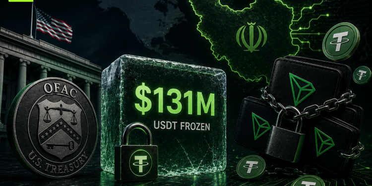 US treasury freezes $131M in Iran-linked crypto wallets