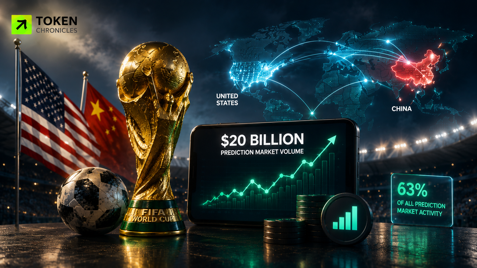 US and China Lead $20 Billion World Cup Prediction Market Boom, Chainalysis Finds