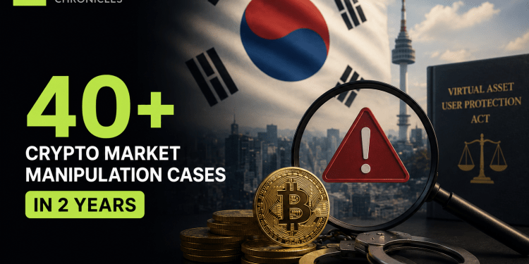 South Korea investigated over 40 crypto market manipulation cases in two years