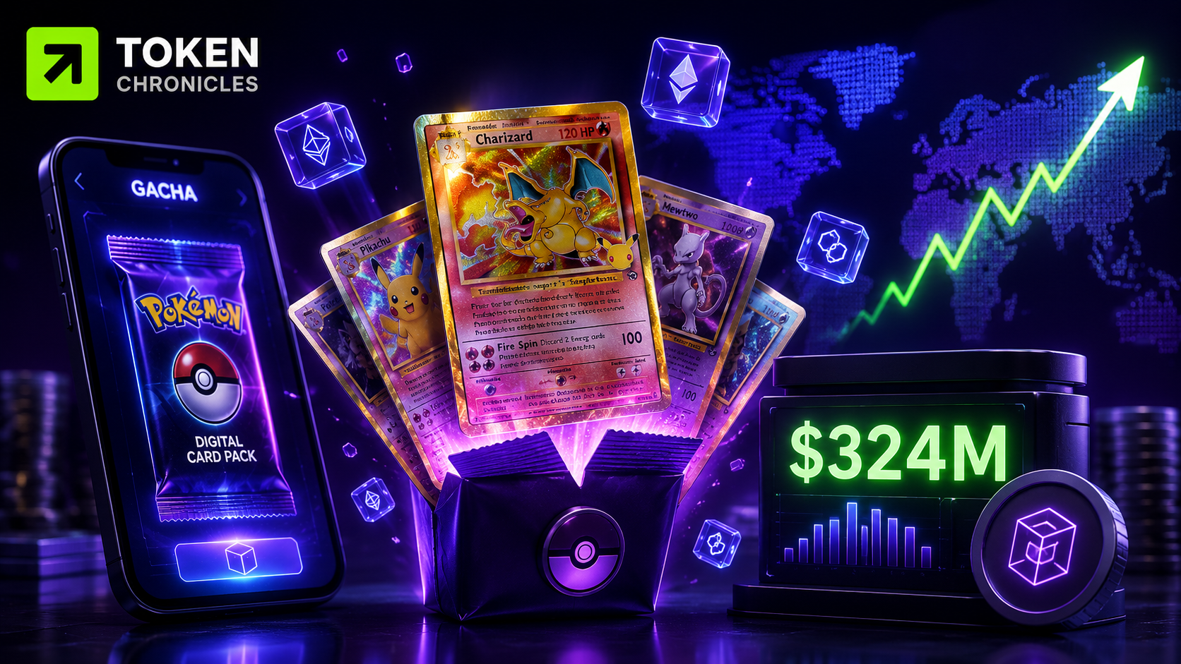 Onchain Pokémon Card Trading hits record high as crypto slumps, fueling tokenized collectibles boom