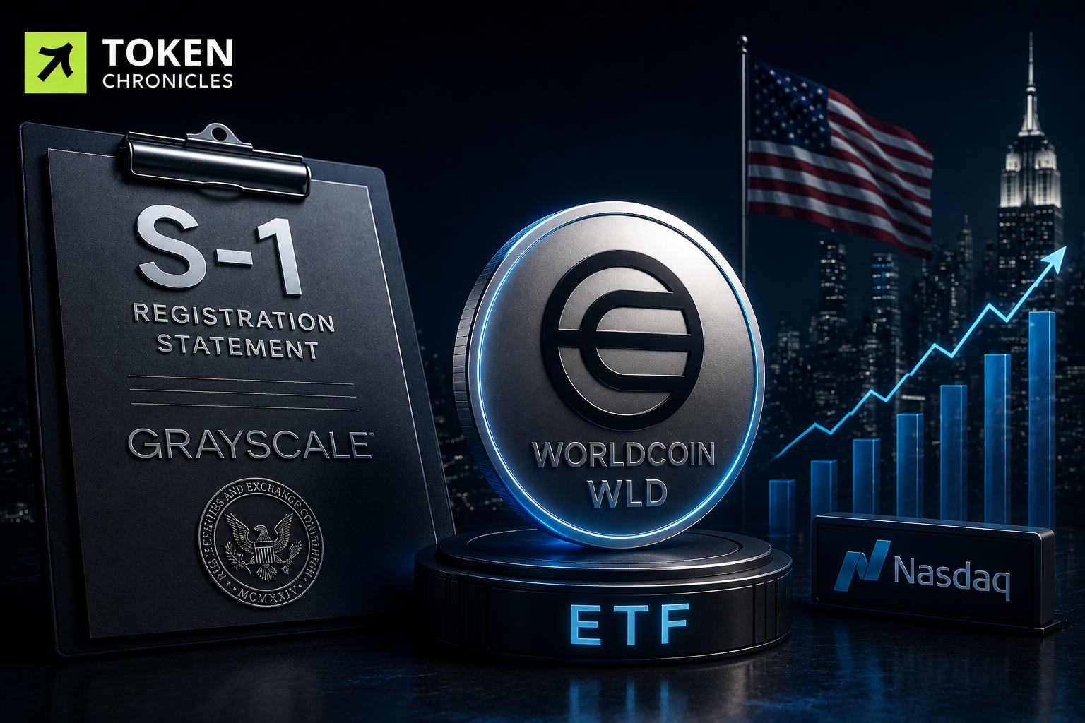 Grayscale files for first US Worldcoin ETF, expanding beyond crypto assets