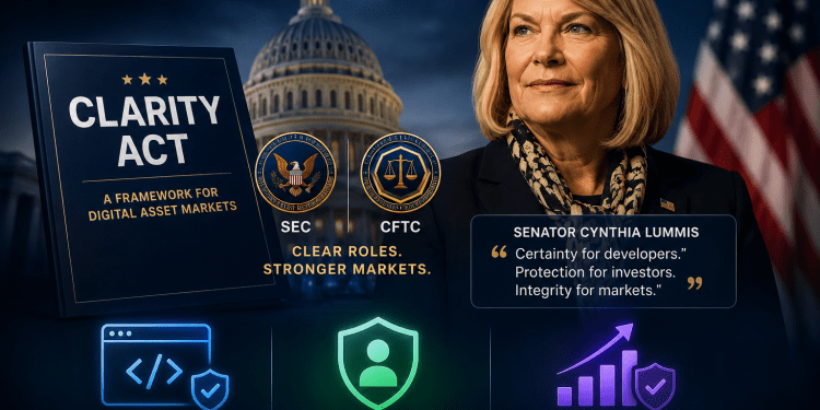 CLARITY Act promises certainty for developers, investor protection and stronger crypto markets :Lummis