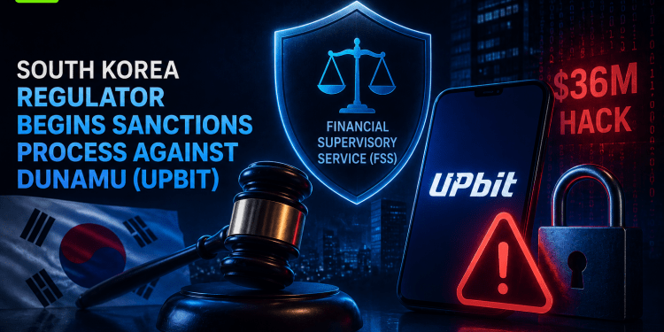 South Korean regulator begins sanctions process against Upbit Operator Dunamu over $36M hack
