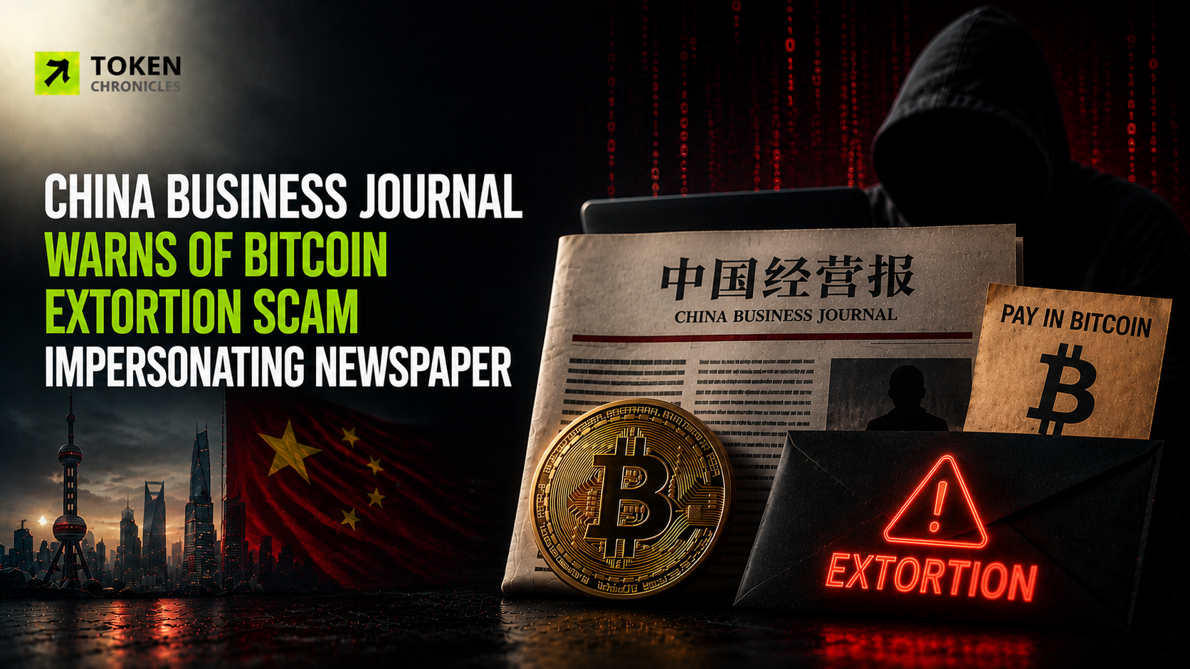 China Business Journal Warns of Bitcoin Extortion Scam Impersonating Newspaper