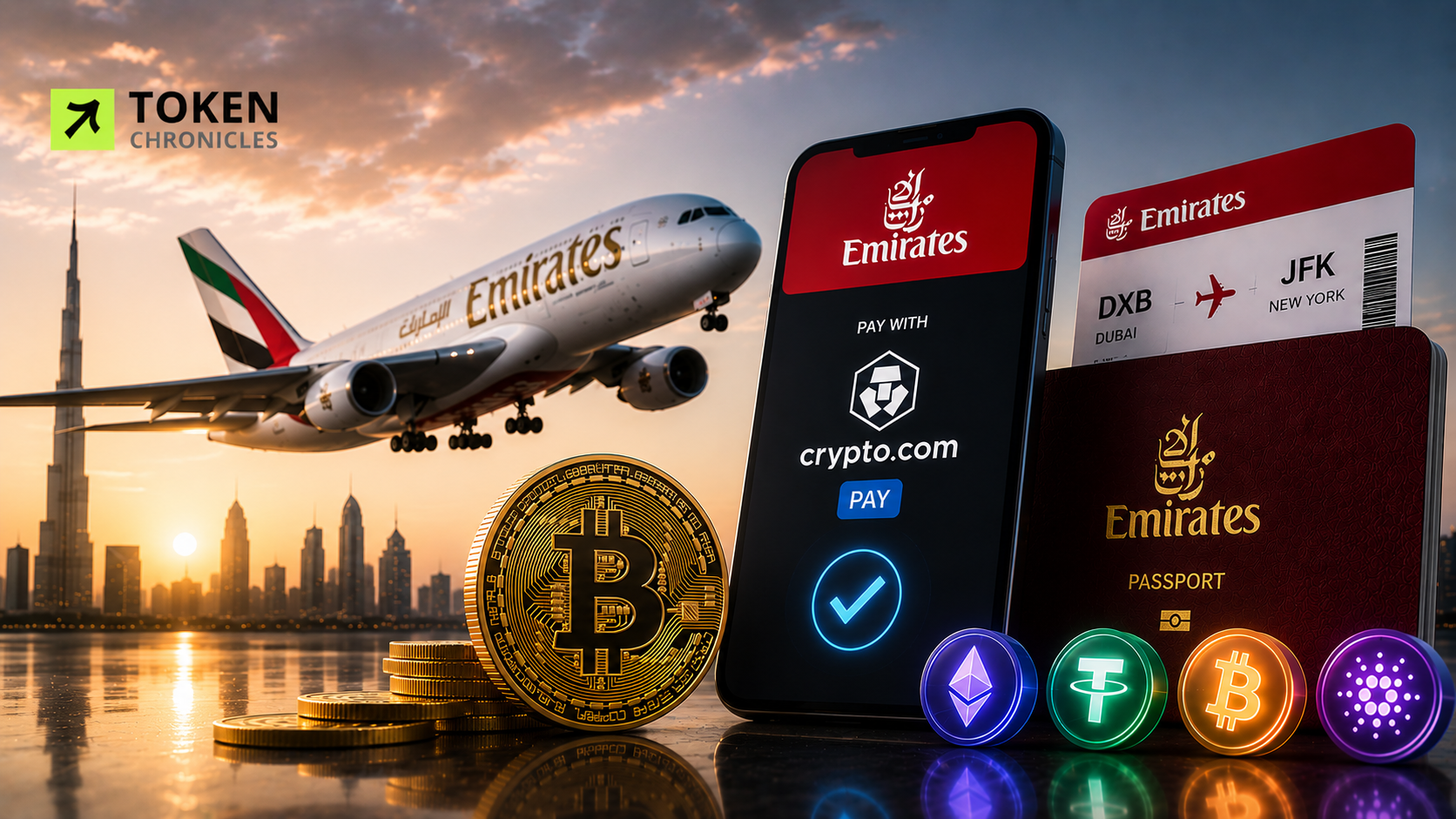 Emirates Begins Accepting Cryptocurrency Payments for Flight Bookings