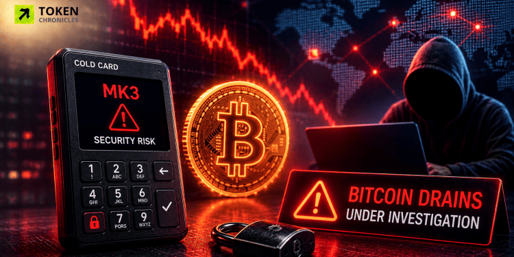 Coinkite Warns Coldcard Mk3 Users of Potential Seed Security Risk as Bitcoin Drains Are Investigated