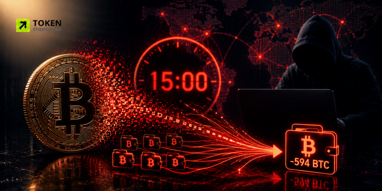 594 Bitcoin Drained in 15 Minutes as Investigators Probe Possible Weak-Key Vulnerability