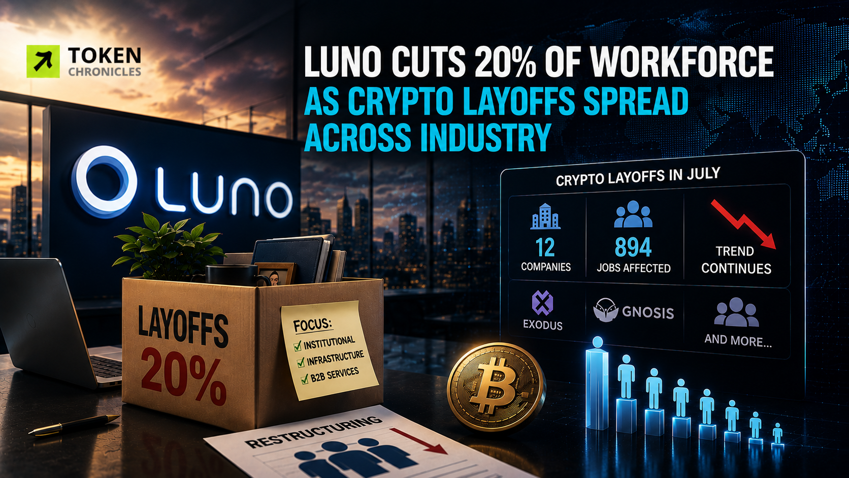 Luno Cuts 20% of Workforce as Crypto Layoffs Spread Across Industry