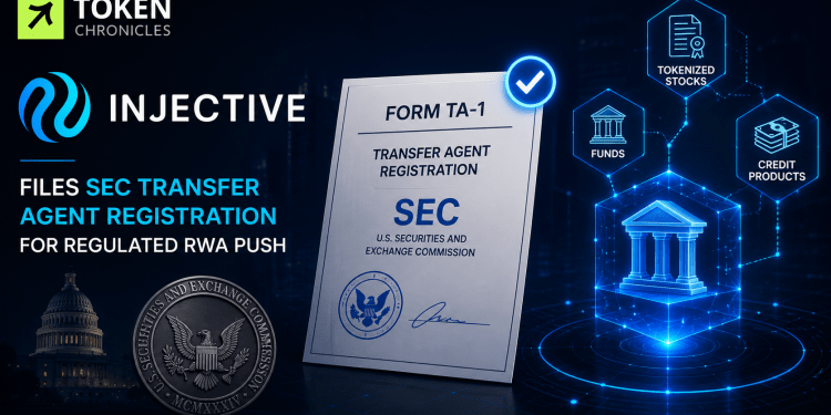Injective moves to become SEC-Registered transfer agent for tokenized assets
