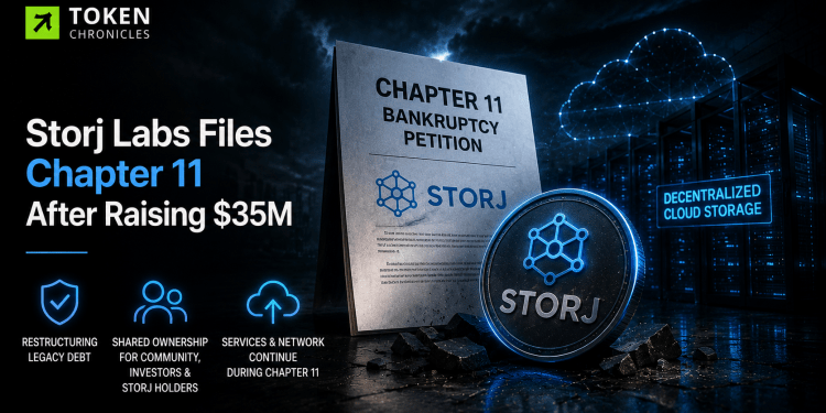 Storj Labs Files for Chapter 11 While Keeping Decentralized Storage Network Online
