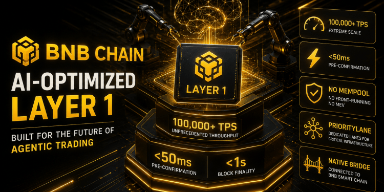BNB Chain Unveils AI-Optimized Layer 1 Targeting 100,000 TPS and Sub-Second Finality