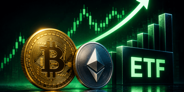 Bitcoin and Ethereum Rebound as ETF Inflows Return Despite Extreme Market Fear