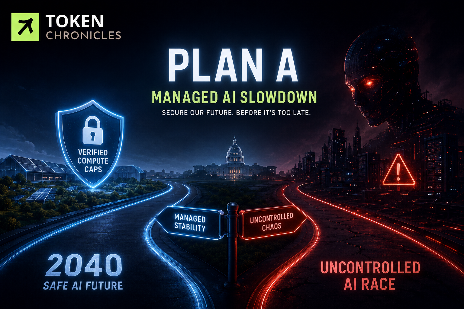 AI Plan A proposes a managed slowdown to prevent an uncontrolled superintelligence race
