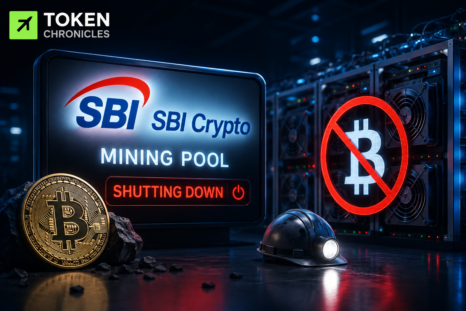 SBI Crypto Shuts Down Bitcoin Mining Pool After Five Years