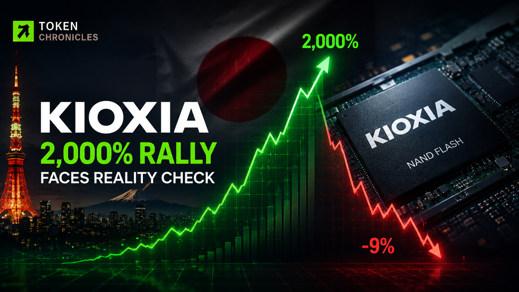 Kioxia’s Explosive 2,000% Rally Faces Reality Check as AI Memory Boom Enters New Phase