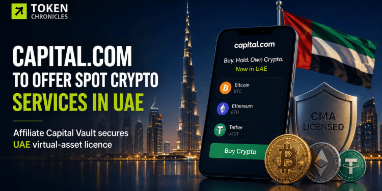 Capital.com Plans UAE Spot Crypto Trading After Affiliate Secures Virtual-Asset License