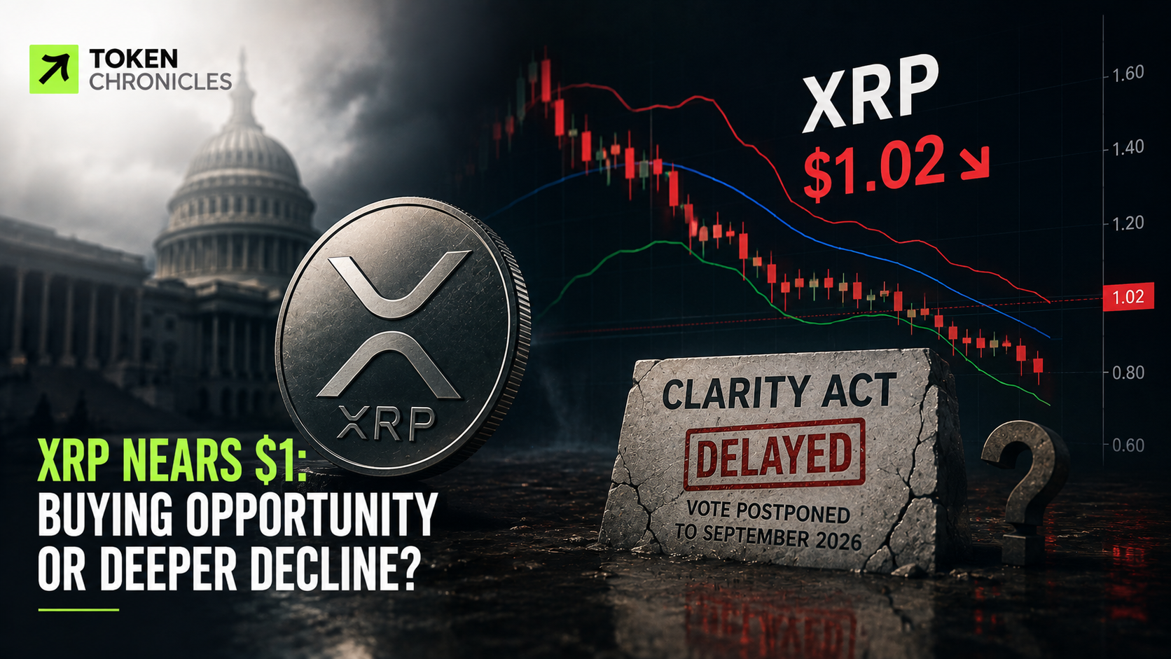 XRP Nears $1 as CLARITY Act Vote Delayed: Could the Sell-Off Create a Buying Opportunity?