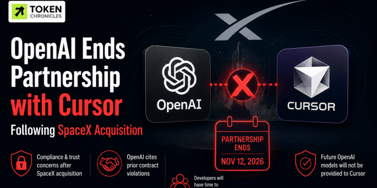 OpenAI to End Cursor Model Partnership Following SpaceX Acquisition