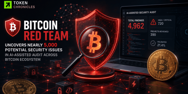 Bitcoin Red Team Uncovers Nearly 5,000 Potential Security Issues in AI-Assisted Audit Across Bitcoin Ecosystem