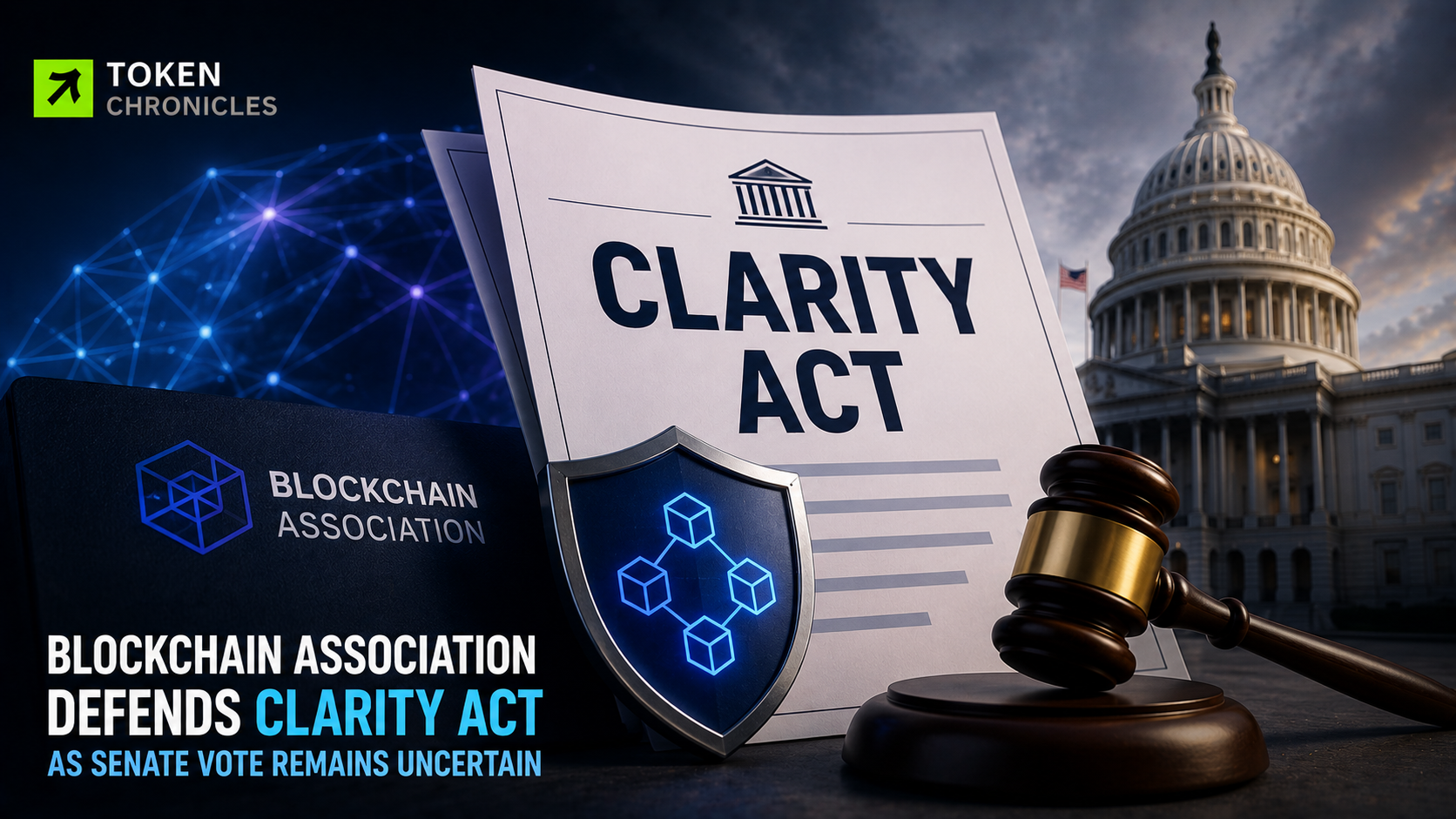 Blockchain Association Defends CLARITY Act as Senate Vote Remains Uncertain