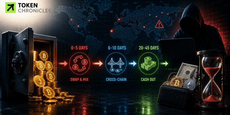 Where Stolen Crypto Goes: Inside the 45-Day Laundering Cycle