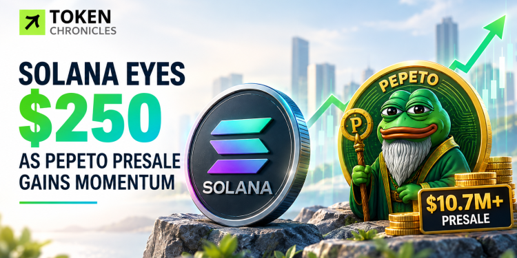 Solana Upgrade Boosts Network Outlook as SOL Targets $250, While Pepeto Presale Draws Attention