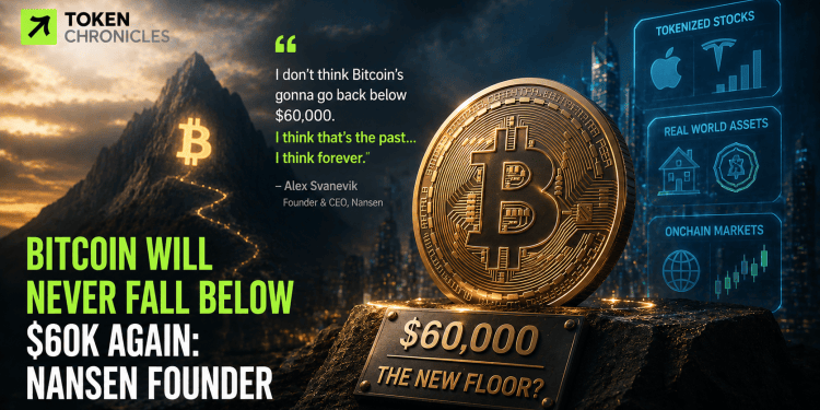 Bitcoin May Never Fall Below $60K Again, Says Nansen Founder