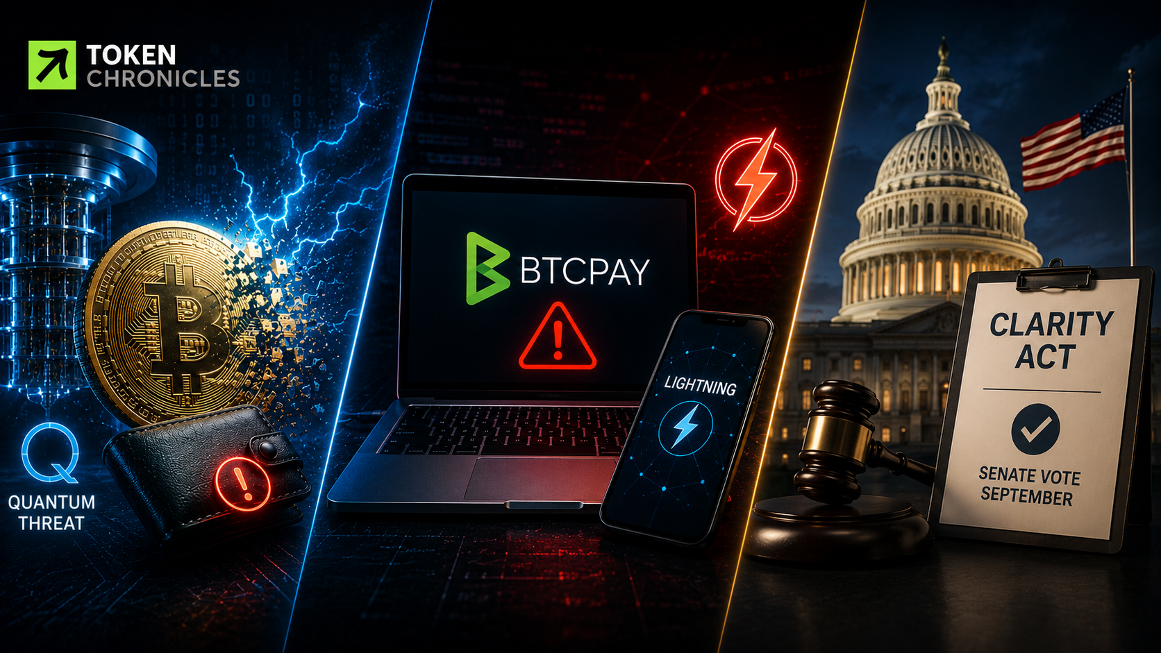 Crypto Today: Quantum Threats, BTCPay Exploit and CLARITY Act Vote Dominate Headlines