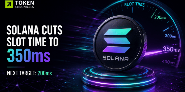 Solana Cuts Slot Time to 350 Milliseconds, Targets 200ms