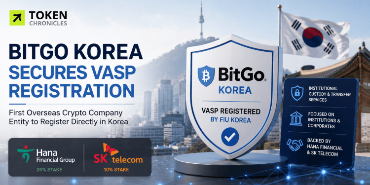 BitGo Korea Secures VASP Registration Ahead of Stricter Crypto Rules