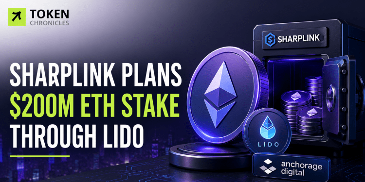 SharpLink Plans $200M Ethereum Staking Allocation Through Lido