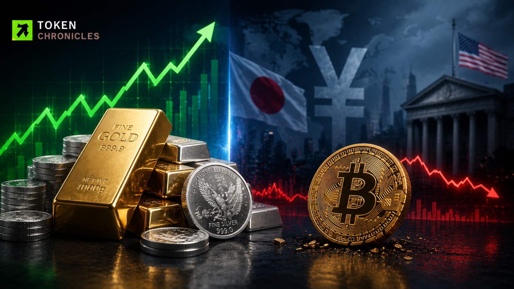 Bitcoin Lags Behind Gold and Silver Rally as Yen Intervention Reshapes Global Markets