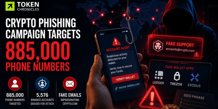 Cybersecurity Firm Uncovers Crypto Phishing Campaign Targeting 885,000 Phone Numbers